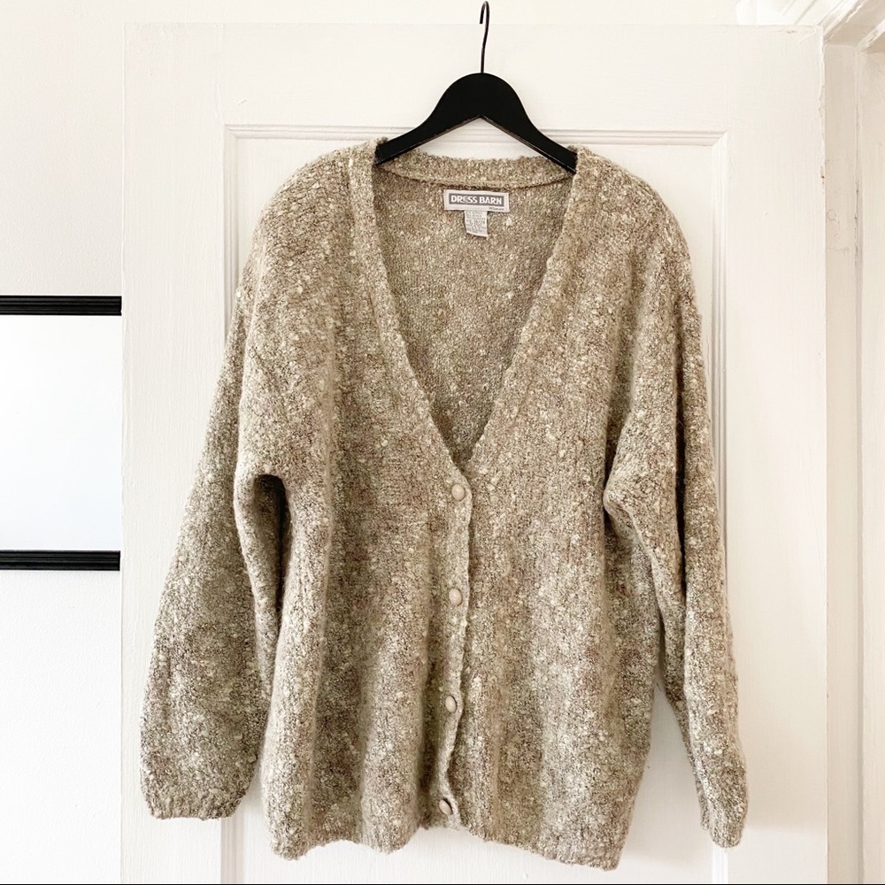 Vintage Mohair Blend Grandma Cardigan